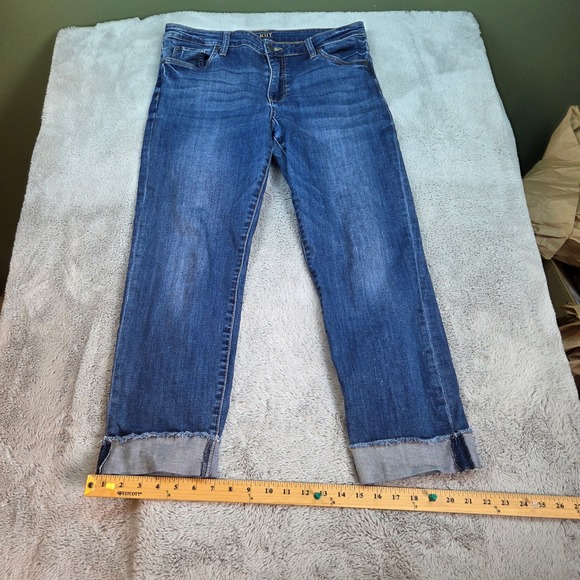 Kut from the Kloth Denim - Kut from the Kloth Jeans Catherine Boyfriend Womens Sz 10 Raw Hem Blue